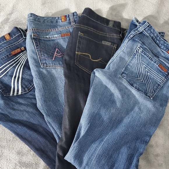 NEW FOLLOW GAME. READ ABOUT MY CLOSET JEANS SZ 0-18. SHOES. JEANS - Picture 7 of 9